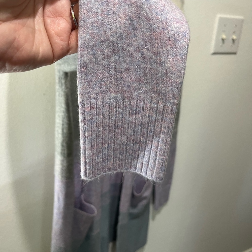 A New Day Soft Striped Color Block Long Cardigan … - image 7